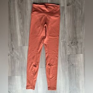 Lululemon Wunder Train 28” Dark Terracotta